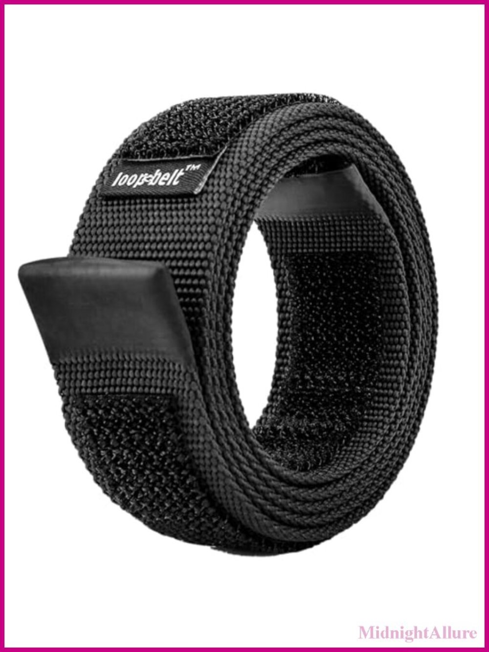 No-Scratch Web Belt Nickel Free Hypoallergenic Hook & Loop Fastener
